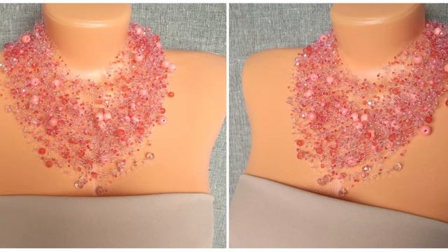 Комплект из турквенита и деревянных бусин "Весна: яблонька" (17105) смотреть онлайн