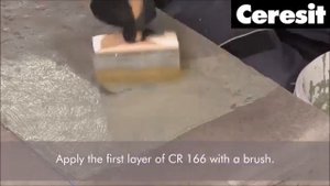 Описание и применение эластичное гидроизоляционное покрытие Ceresit CR 166 двухкомпонентная смесь д
