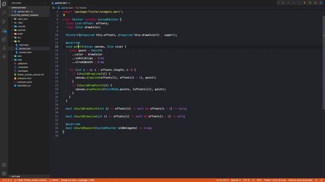 Pizarra conectada | Paint en tiempo real | Sockets para Flutter y Dart II смотреть онлайн