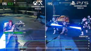 Star Wars Jedi: Survivor | Xbox Series X VS PS5 | Patch 4.0 | Performance Mode | 60 FPS