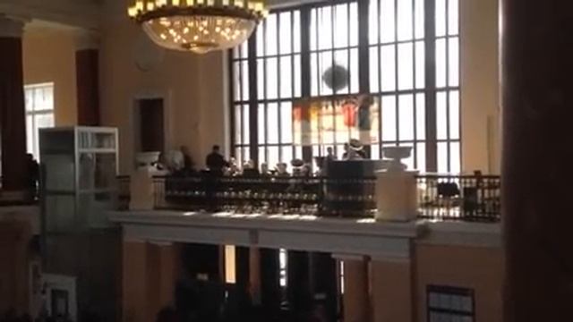 Выборг, Железнодорожный вокзал, День Победы 09.05.2017 смотреть онлайн