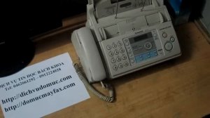 Hướng dẫn thay film fax Panasonic kx fp701, 711 (FA 57e)