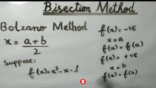 Bisection Method | Numerical Methods | Naz Academy