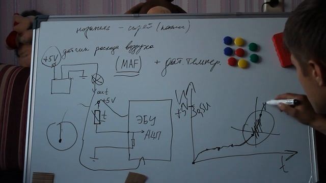 Расходомер воздуха, датчик температуры впускного воздуха, датчик охлаждайки смотреть онлайн