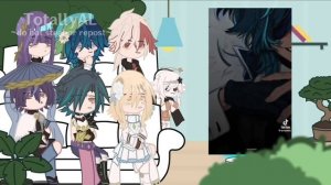 Genshin Impact characters react to Khaenri’ah l Kaeya l 2/5 l f!mc l Angst