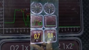 Ошибка P0137 показания с кислородных датчиков на холостых и сброс ошибки