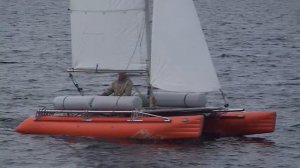 Разборный парусный катамаран. Проект 2011 года. Folding catamaran sailing