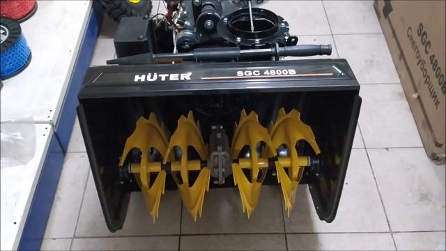 Обзор и проверка снегоуборщика Huter SGC4800B смотреть онлайн