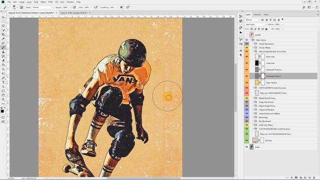 Retro Comic Book Photoshop Action Guide