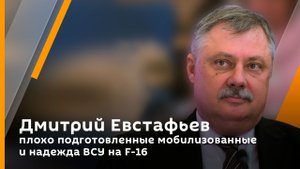 Дмитрий Евстафьев: плохо подготовленные мобилизованные и надежда ВСУ на F-16