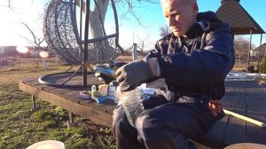 Первое весеннее опрыскивание в момент раскрытия почки