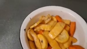 Овощи, запеченые в духовке#тыква#морковка#картофель