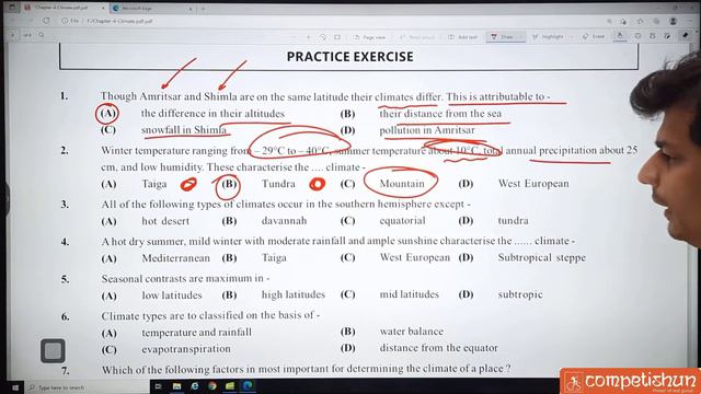 Climate Class 9 (L-5) Geography | Monsoon as a unifying bond | Important Questions | MCQs