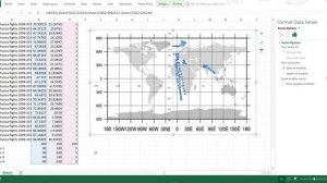 How to make a map in excel using a bubble chart