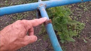 Передвижная поливалка. Очень эффективная поливалка для огорода.