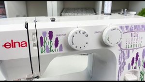 ELNA HM1606. Выполнение петли в полуавтоматическом режиме