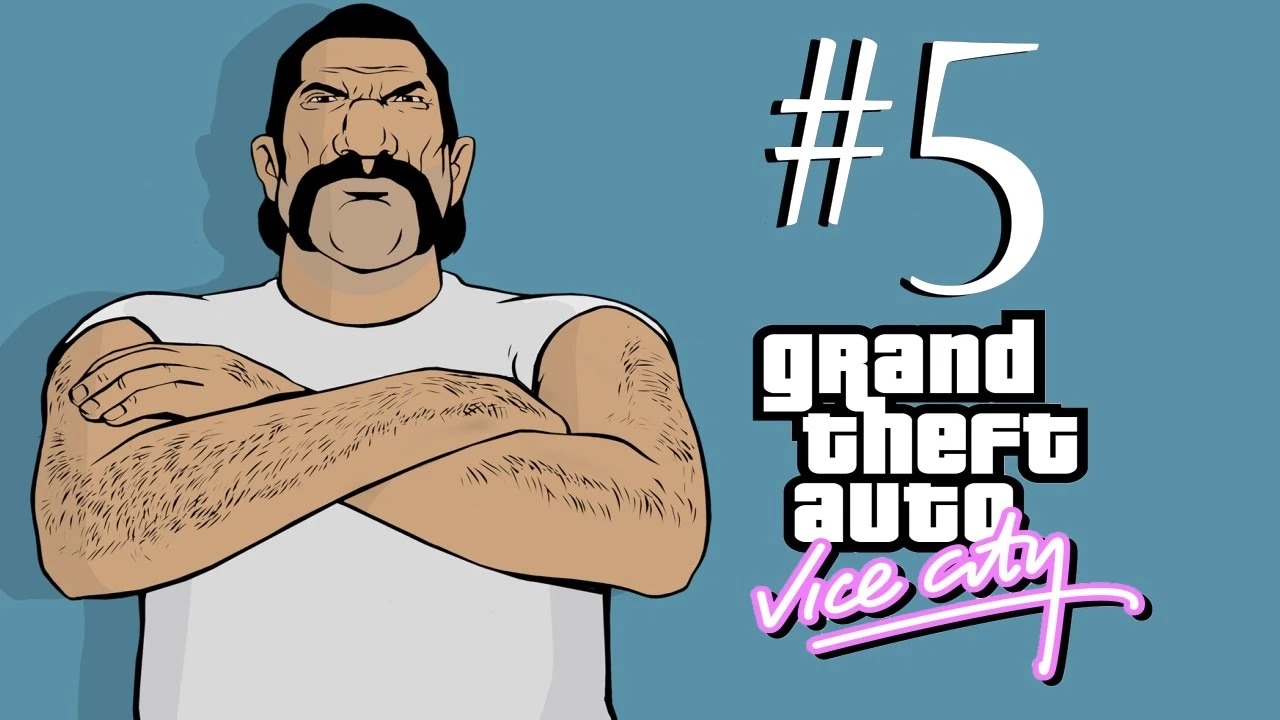 GTA VICE CITY. Полное прохождение #5. Паук на заднем плане.