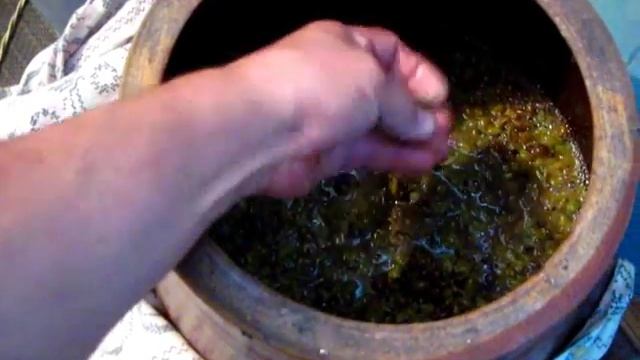 Первое брожение вина, брожение мезги. Добавляем сахар смотреть онлайн