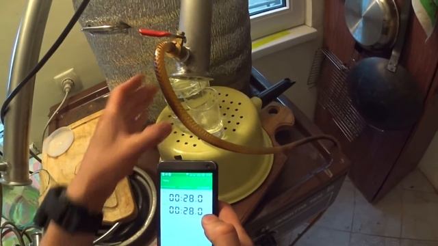 Тест кожухотрубного холодильника 400ммХ14 труб беглое сравнение с 350мм на 7 труб в 1,5" смотреть онлайн