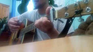 кавер версия на гитаре " у любви есть тоже блеф"