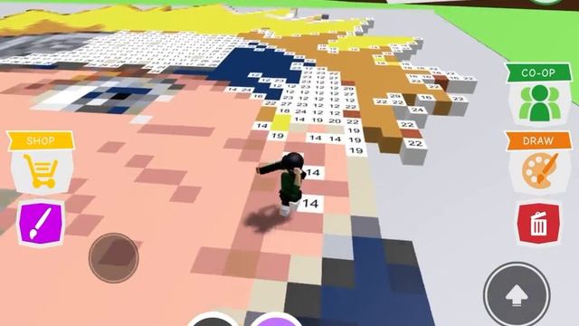 Roblox - pixel art: color by number - anime #1 смотреть онлайн