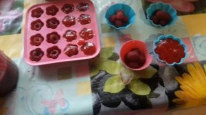 Заморозка малины в медово малиновым пюре.