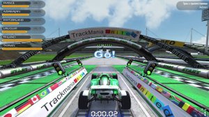 Trackmania. 1\36 финала. Типа чемпионат мира. 3 заезд. Без комментариев.