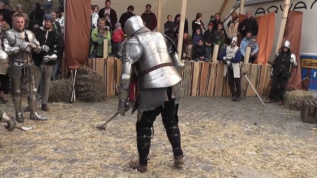 Схватка .Бой рыцарей . Ritterkampf. Жесть в действии.