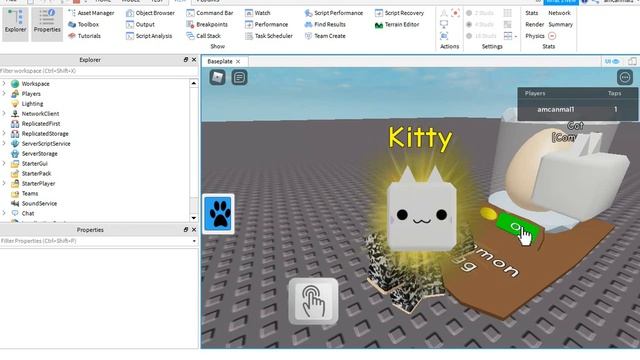How To Make Tapping Simulator Part 1 Roblox Studio смотреть онлайн