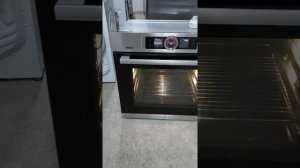 Духовка пароварка Бош Bosch HNG6764S6 Wi-Fi текст меню нерж сталь б/у