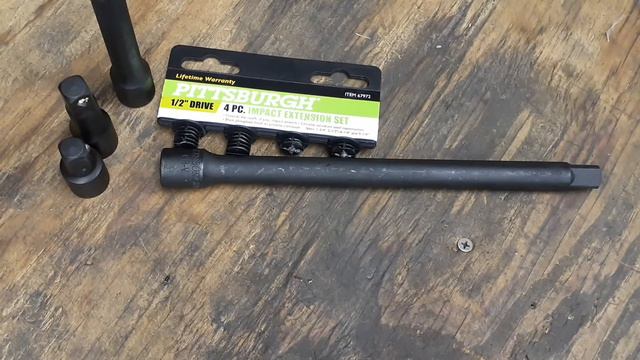 Pittsburgh Pro 1/2 In. Drive Impact Socket Extension Set, 4 Pc. смотреть онлайн