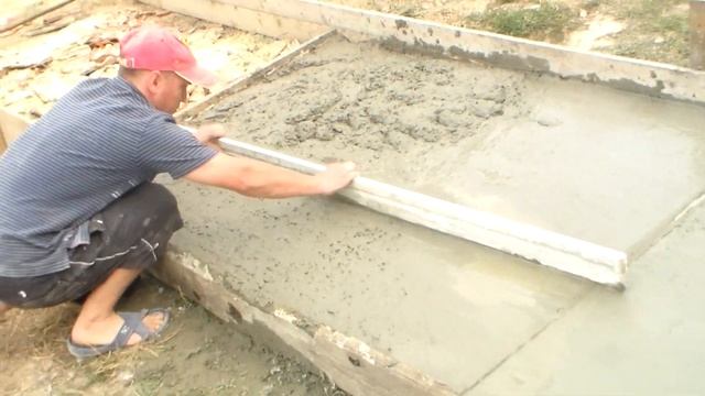 ЗАЛИВКА ДОРОЖКИ БЕТОНОМ СВОИМИ РУКАМИ (45м*1.40м*12см) смотреть онлайн