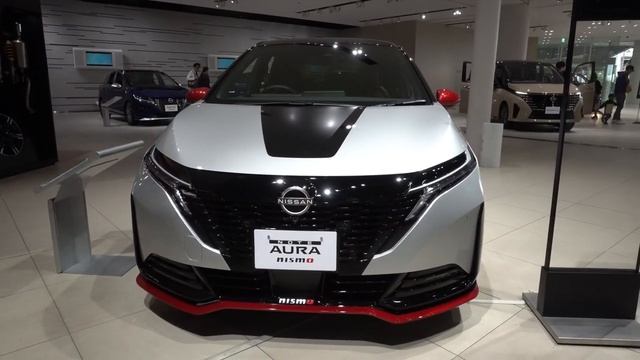2023 NISSAN NOTE AURA Nismo - New Nissan Aura Nismo 2023 Silver - 新型日産ノートオーラ ニスモ 2023年モデル смотреть онлайн