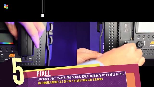 Top 10: Best LED Video Light Kits of 2021 / Videography, Photography, Youtube / RGB, Bi-Color