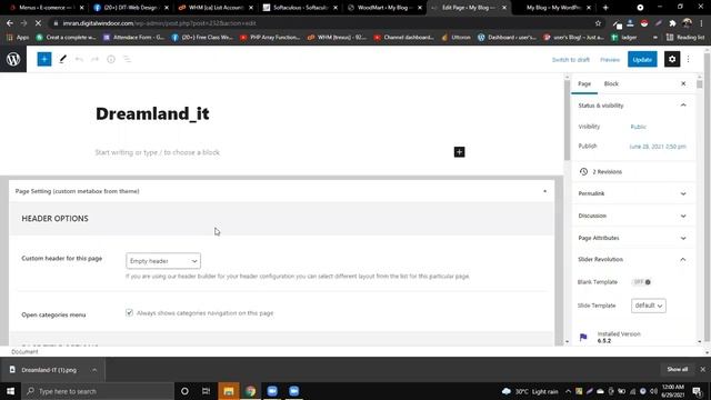 WordPress Development | Class 14 | part 3 |CMS WordPress design / problem solve class | WordPress |
