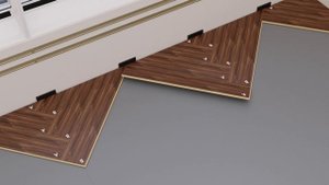 Видеоинструкция по укладке ламината Welliger Herringbone узором "Классическая елка"