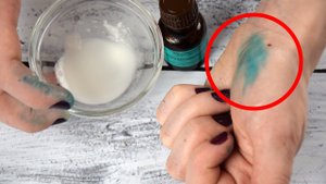 4 Способа отмыть зеленку с кожи за 10 секунд