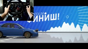 Subaru Impreza WRX STI Forza Horizon 4 ночные гонки на Logitech g29