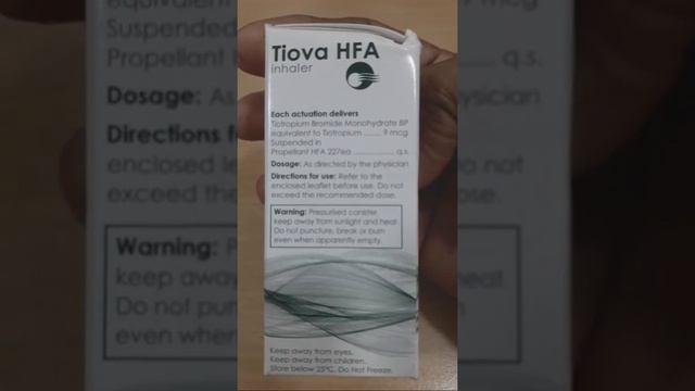 Tiova Inhaler