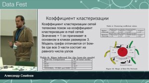 Анализ социальных сетей в телекоме — Александр Семёнов