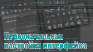 Основы 3ds MAX. Первоначальная настройка интерфейса.