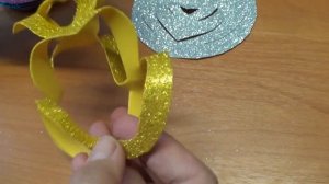 Гирлянда  из бумаги  фоамиран