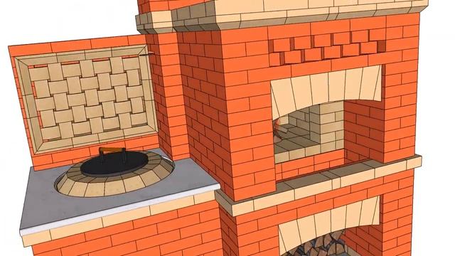 Тандыр и русская печь из кирпича смотреть онлайн
