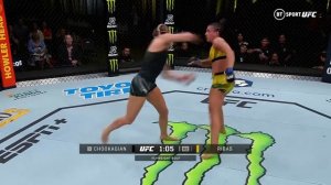 Katlyn Chookagian v Amanda Ribas | Two top flyweights on fire! | Official Fight Highlights