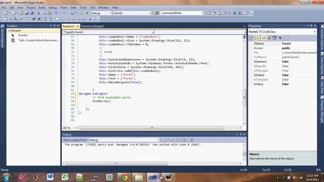 Visual Studio 2010 C++ Serial Port Tutorial Part 1 смотреть онлайн