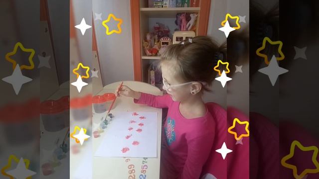 Кляксография.Занятие по рисованию для старшей группы “Поляна тюльпанов” смотреть онлайн