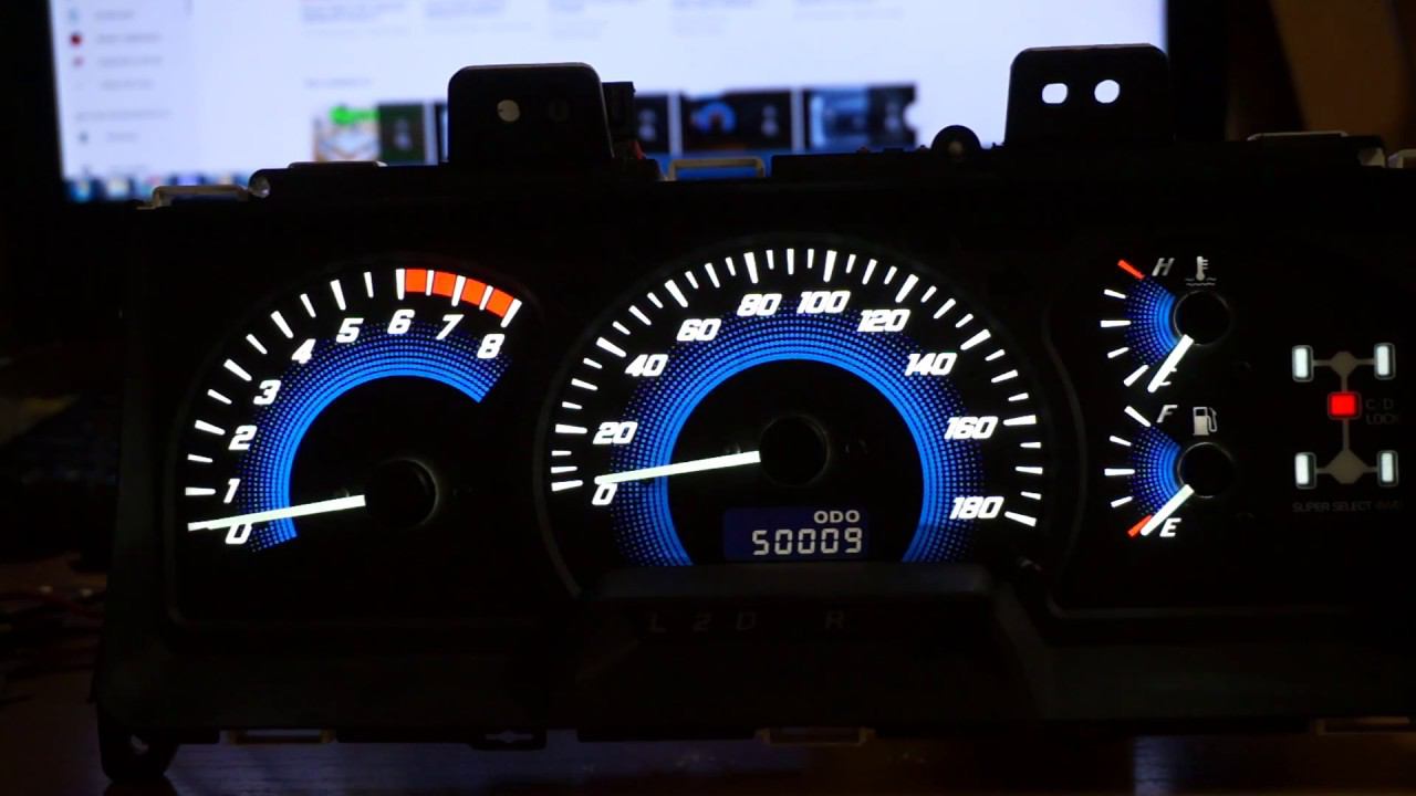 Mitsubishi Delica перевет приборной панели - реально кайф!))) смотреть онлайн