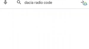 أسهل طريقة لحل مشكل كود راديو داسيا لوغان code radio Dacia