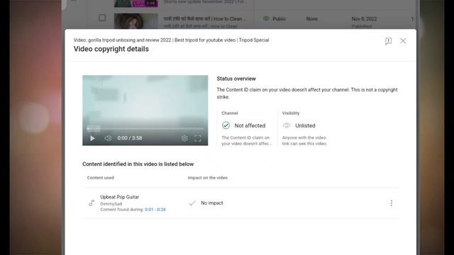 the content ID claim on your video doesn't affect your channel. this is not a copyright claim смотреть онлайн