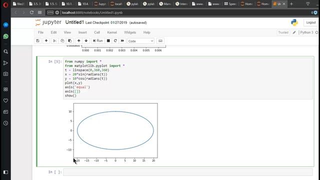 how to control axis in matplot python
